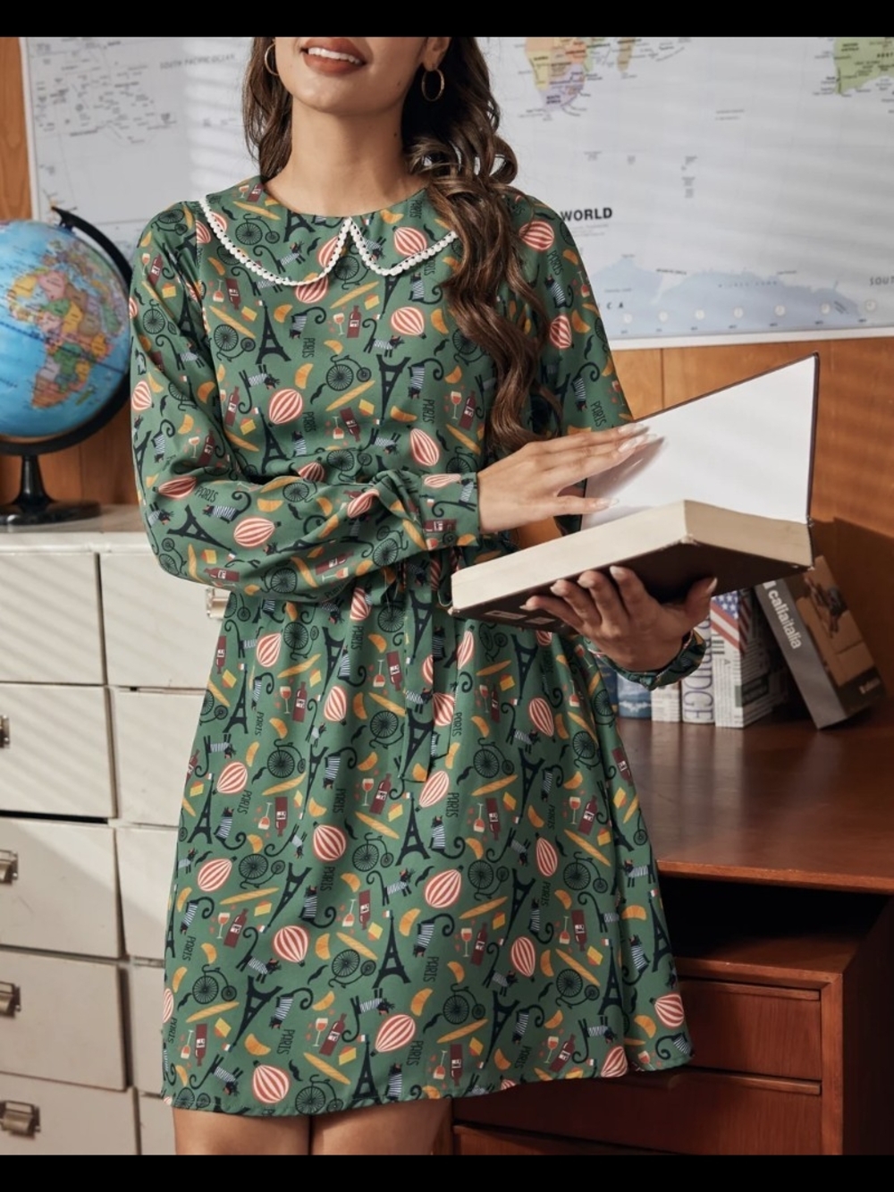 Modcloth Bon Chic,Bon Collared Dress